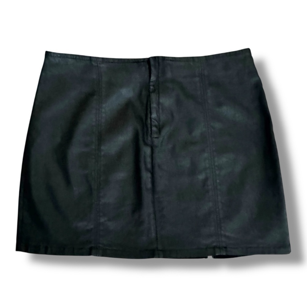 AG Adriano Goldschmied Adaline Paneled Black Mini Skirt Size 32 (US 12) - Picture 3 of 6